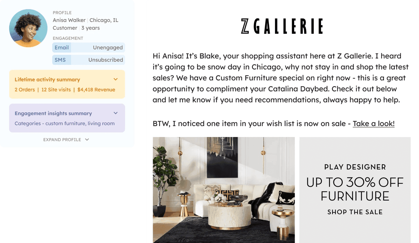 AI analyzing large datasets to uncover ecommerce customer behavior patterns