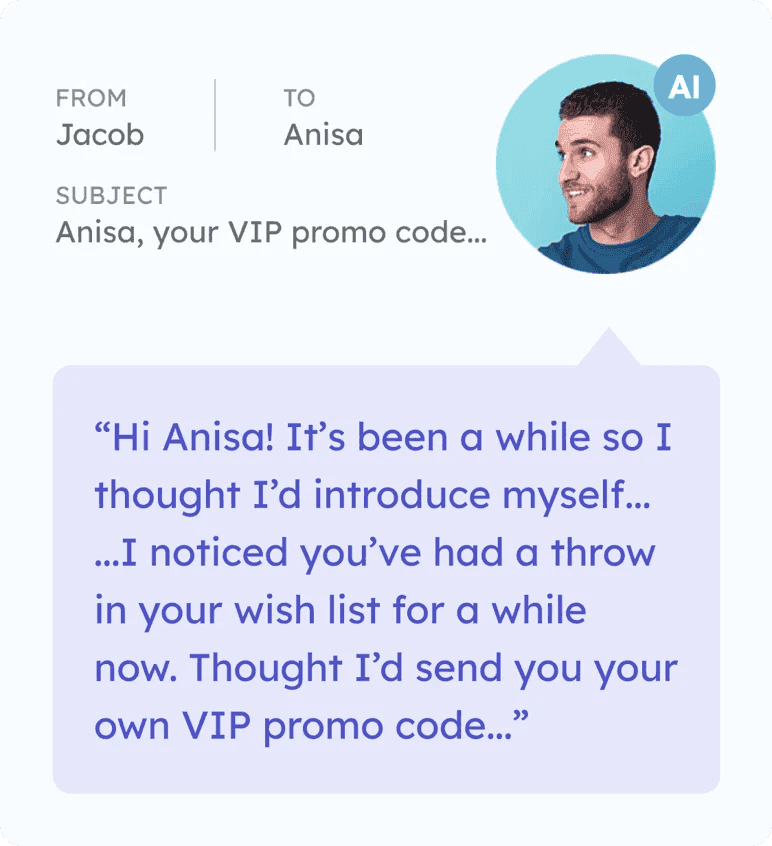 Post-purchase SMS message with a clear actionable call-to-action link