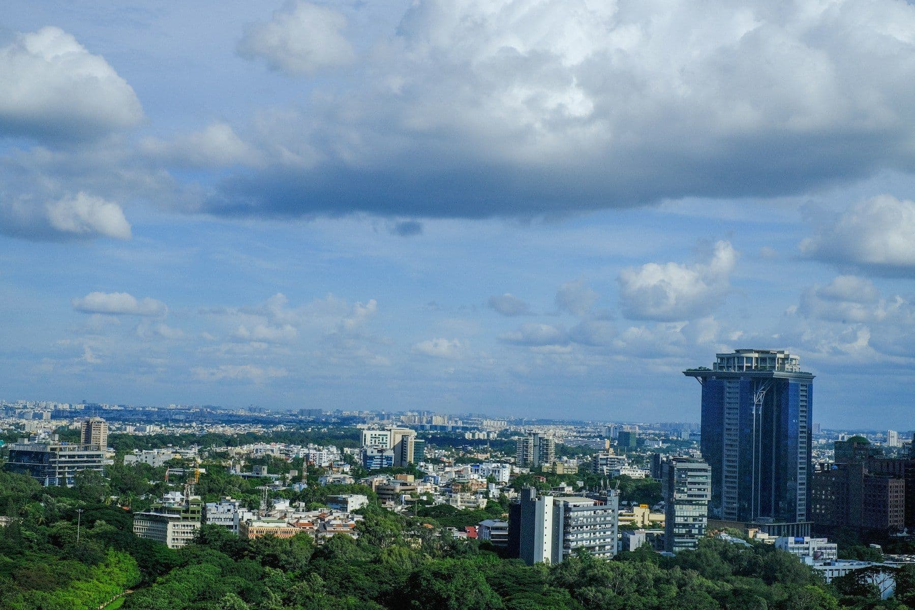 Bangalore city skyline
